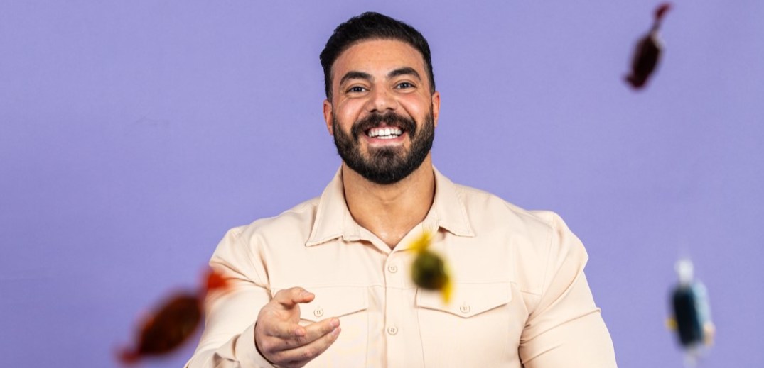 man smiling