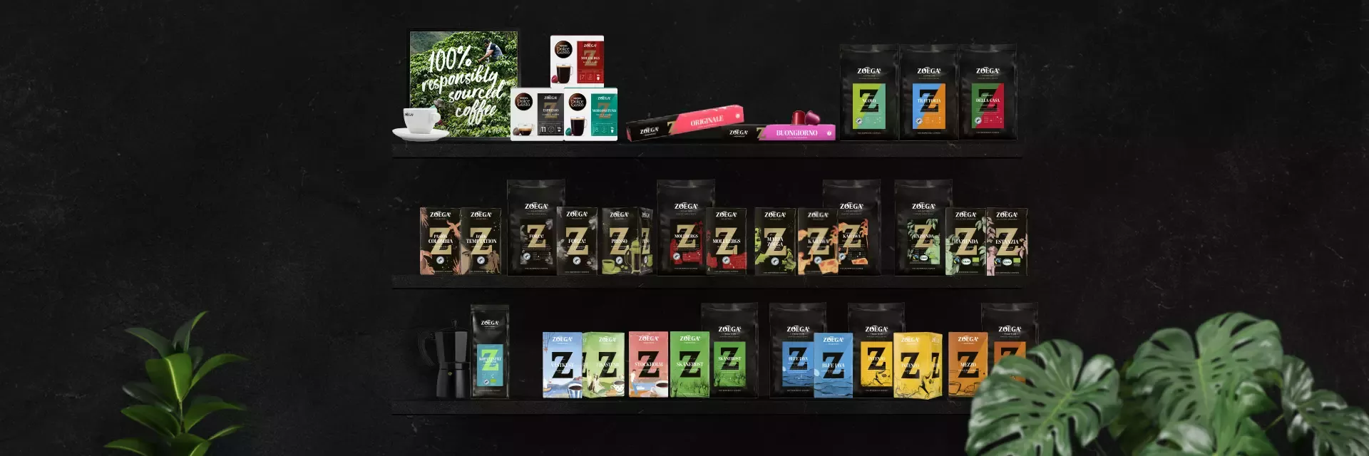 Zoégas nya förpackningar