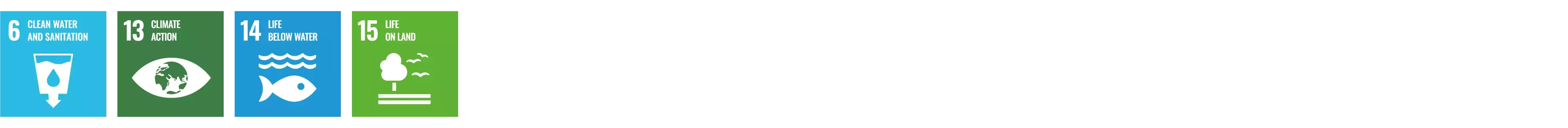 mål 6, 13, 14, 15